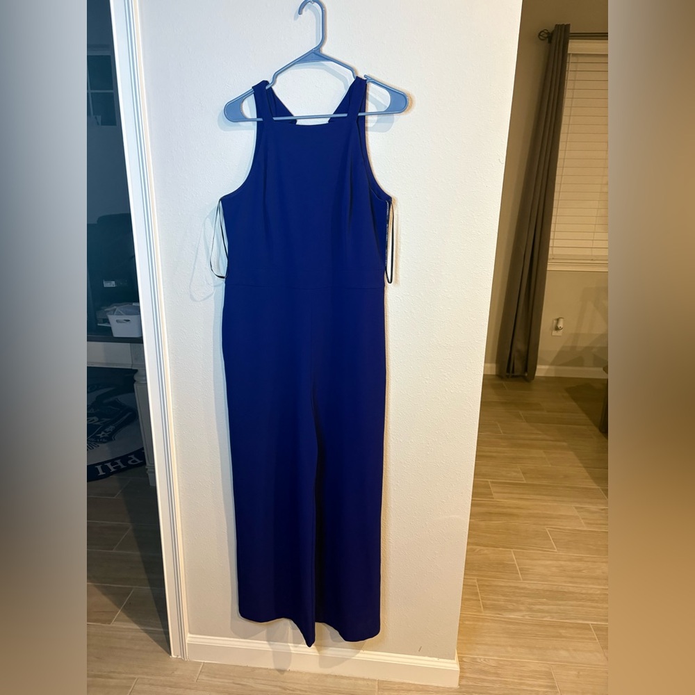 Royal Blue Sleeveless Jumpsuit